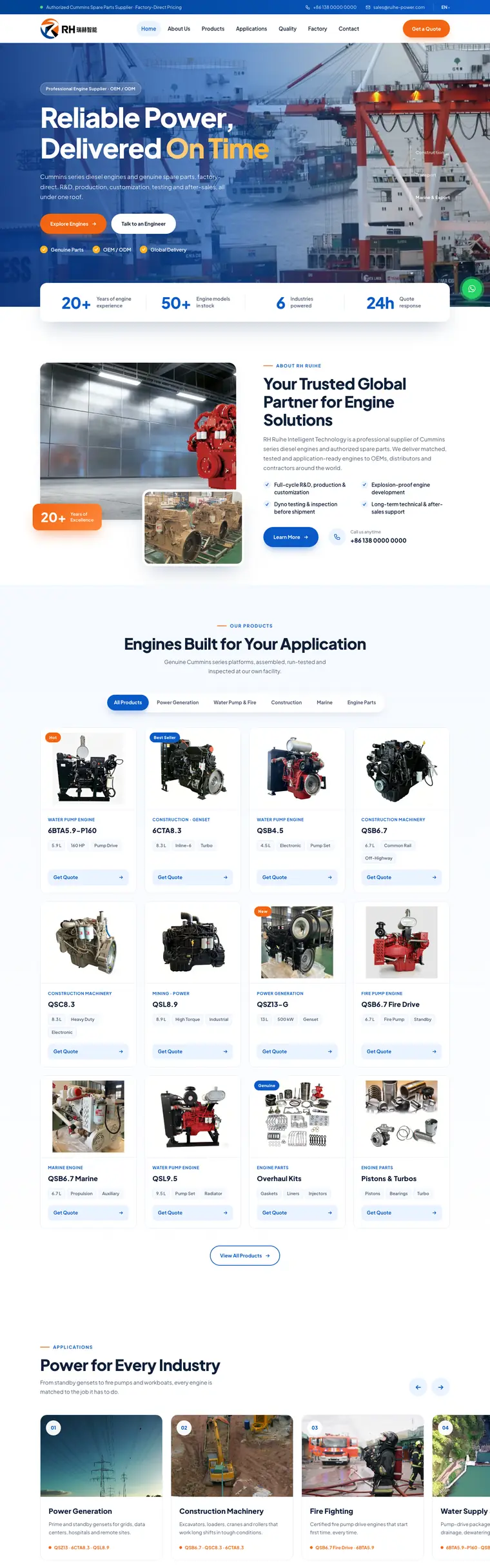 RH Ruihe homepage