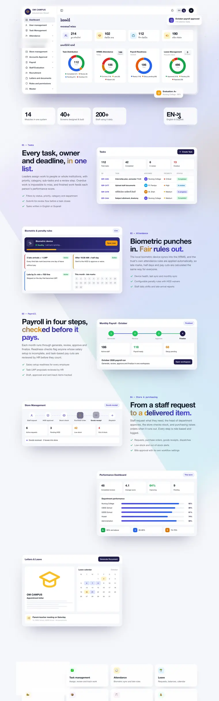 OM Campus ERP case study